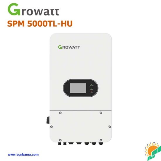 اینورتر هیبرید 5000 وات Growatt مدل  SPM 5000TL-HU